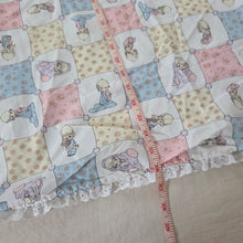 Load image into Gallery viewer, Vintage Precious Moments Patchwork Baby Blanket
