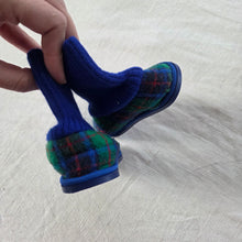 Load image into Gallery viewer, Vintage Colorful Plaid Soft House Shoes baby 5-6
