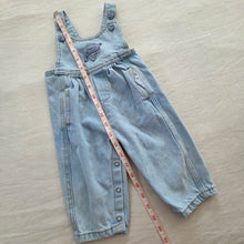 Load image into Gallery viewer, Vintage Guess Light Wash Overalls 9-12 months
