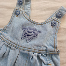 Load image into Gallery viewer, Vintage Guess Light Wash Overalls 9-12 months
