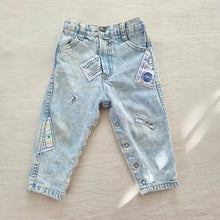 Load image into Gallery viewer, Vintage Guess Patched Acid Jeans 12 months
