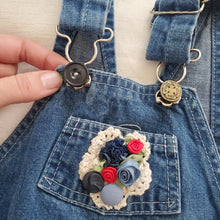 Load image into Gallery viewer, Vintage Oshkosh Girly Custom Overalls 3t
