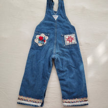 Load image into Gallery viewer, Vintage Oshkosh Girly Custom Overalls 3t
