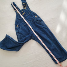 Load image into Gallery viewer, Vintage 80s Oshkosh Denim Overalls 2t
