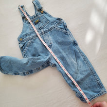 Load image into Gallery viewer, Vintage 90s Oshkosh Denim Overalls 3t
