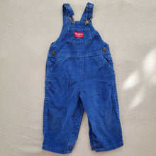 Load image into Gallery viewer, Vintage Oshkosh Blue Cord Overalls 18 months

