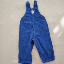 Load image into Gallery viewer, Vintage Oshkosh Blue Cord Overalls 18 months
