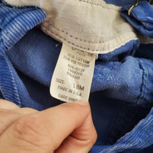 Load image into Gallery viewer, Vintage Oshkosh Blue Cord Overalls 18 months
