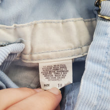 Load image into Gallery viewer, Vintage Oshkosh Pale Blue Cord Overalls 18 months
