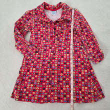 Load image into Gallery viewer, Vintage Cotton Floral Long Sleeve Dress 4t
