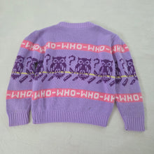 Load image into Gallery viewer, Vintage Owl "Who-Who" Knit Sweater 5t/6
