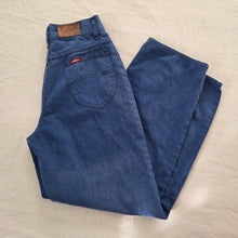 Load image into Gallery viewer, Vintage Lee Striped Navy Jeans kids 10/12
