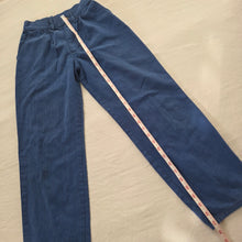 Load image into Gallery viewer, Vintage Lee Striped Navy Jeans kids 10/12
