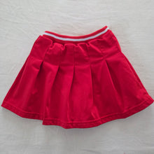 Load image into Gallery viewer, Vintage Red Pleated Skirt 4t
