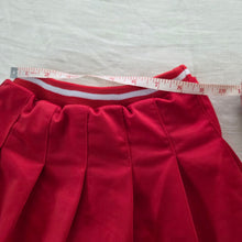 Load image into Gallery viewer, Vintage Red Pleated Skirt 4t
