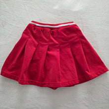 Load image into Gallery viewer, Vintage Red Pleated Skirt 4t
