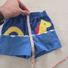Load image into Gallery viewer, Vintage Sea Monster Swim Shorts 2t
