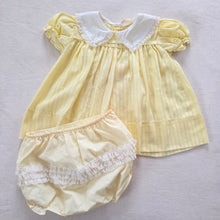 Load image into Gallery viewer, Vintage Nannette Yellow Dress Bundle 12 months
