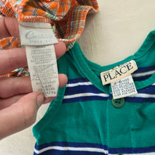 Load image into Gallery viewer, Vintage Baby Romper + Shorts Bundle 3-9 months
