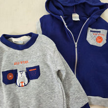 Load image into Gallery viewer, Vintage Basketball Matching Shirt + Vest Set 4t
