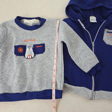 Load image into Gallery viewer, Vintage Basketball Matching Shirt + Vest Set 4t
