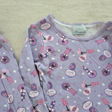 Load image into Gallery viewer, Vintage Nail Polish Purple PJs 4t

