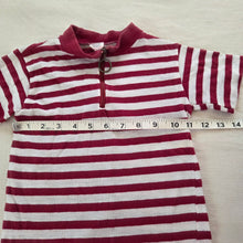 Load image into Gallery viewer, Vintage Maroon Striped Shirt 4t

