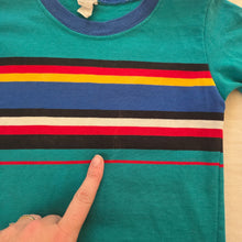 Load image into Gallery viewer, Vintage Green Striped Tee 3t
