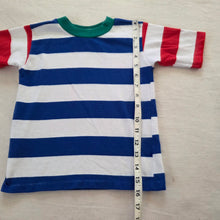 Load image into Gallery viewer, Vintage Primary Striped Tee 4t
