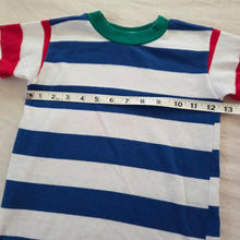 Load image into Gallery viewer, Vintage Primary Striped Tee 4t
