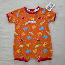 Load image into Gallery viewer, Vintage Deadstock Safari Animals Romper 6-9 months

