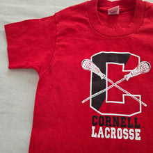 Load image into Gallery viewer, Vintage Cornell Lacrosse Tee kids 10/12
