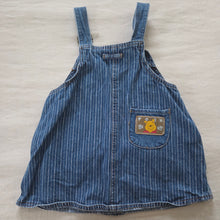 Load image into Gallery viewer, Vintage Pooh &amp; Piglet Denim Skirtall 3t
