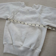 Load image into Gallery viewer, Vintage Blank White Crewneck 2t
