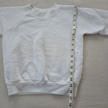 Load image into Gallery viewer, Vintage Blank White Reglan Crewneck 5t/6
