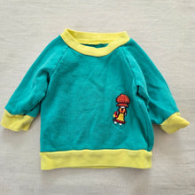 Load image into Gallery viewer, Vintage Green + Yellow Girl Patch Long Sleeve 3 months
