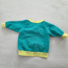 Load image into Gallery viewer, Vintage Green + Yellow Girl Patch Long Sleeve 3 months
