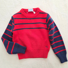 Load image into Gallery viewer, Vintage Izod Lacoste Striped Knit Sweater 3t
