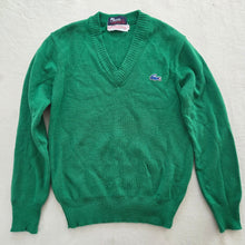 Load image into Gallery viewer, Vintage Izod Lacoste Green Knit Sweater kids 12/14
