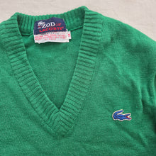 Load image into Gallery viewer, Vintage Izod Lacoste Green Knit Sweater kids 12/14
