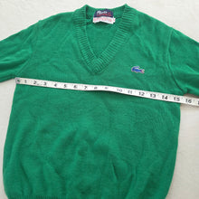Load image into Gallery viewer, Vintage Izod Lacoste Green Knit Sweater kids 12/14
