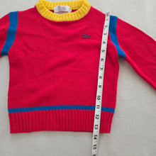 Load image into Gallery viewer, Vintage Izod Lacoste Color Block Knit Sweater 3t
