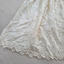 Load image into Gallery viewer, Vintage Christening Floral Eyelet Dress 0-3 months
