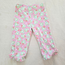 Load image into Gallery viewer, Vintage Heart Snail Capri Pants 3t
