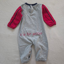 Load image into Gallery viewer, Vintage "S Is For Soccer" Bodysuit 3-6 months
