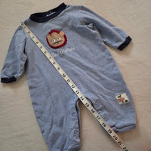 Load image into Gallery viewer, Y2k Zoo Friends Lion Slouchy Romper 3-6 months
