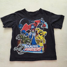 Load image into Gallery viewer, Y2k '08 Transformers Black Tee 5t/6
