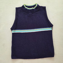 Load image into Gallery viewer, Vintage Mock Neck Sleeveless Top kids 7/8
