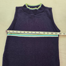 Load image into Gallery viewer, Vintage Mock Neck Sleeveless Top kids 7/8

