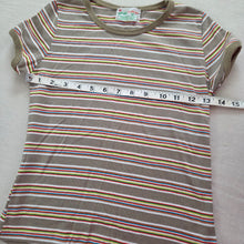Load image into Gallery viewer, Vintage Healthtex Striped Fitted Shirt kids 8/10
